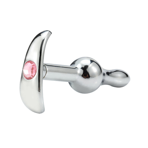 Random Color Pear-Shaped Crystal Jeweled Butt Plug