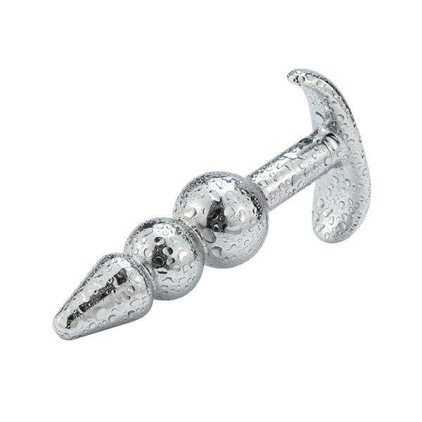 Random Color 3 Beads Crystal Jeweled Butt Plug