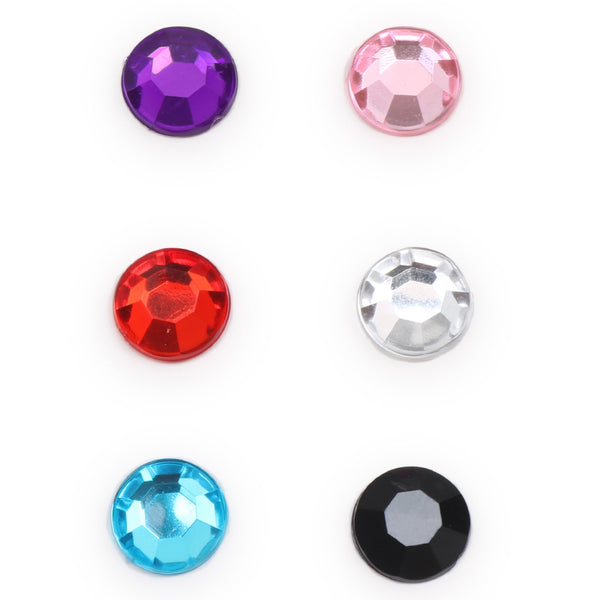 Random Color 3 Beads Crystal Jeweled Butt Plug