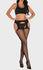 Cut-Out Suspender Fishnet Pantyhose