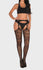 Cut-Out Crochet Net Suspender Pantyhose