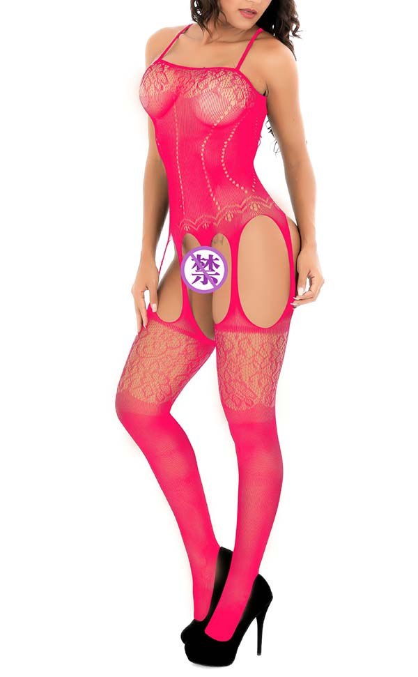 Fancy Lace Fishnet Bodystocking