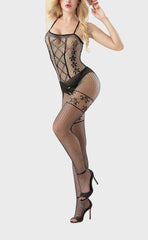 Open Crotch Fishnet Sling Bodystocking