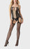 Striped Fishnet Bodystocking