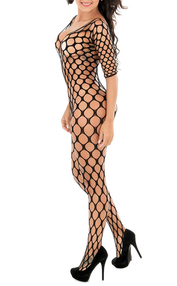 Big Hole Net Bodystocking