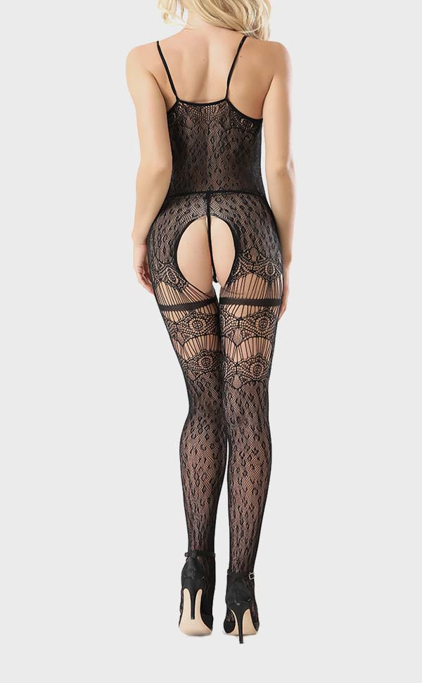 Sexy Crotchless Fishnet Bodystocking