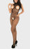 High Neck Cupless Fishnet Bodystocking