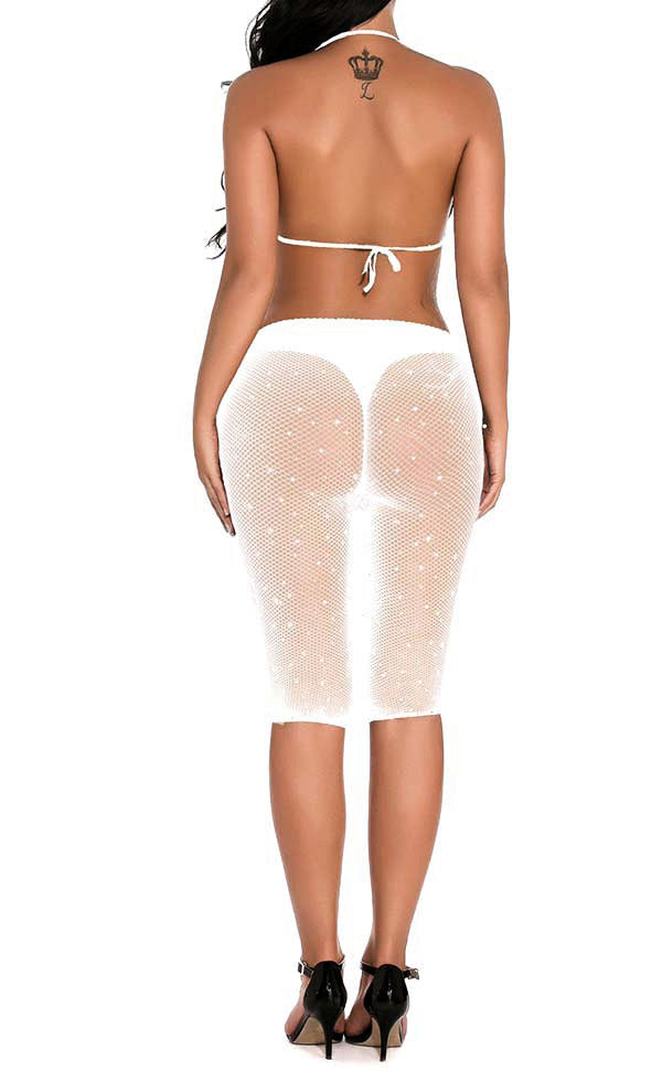 Rhinestone Short Leggings Sets