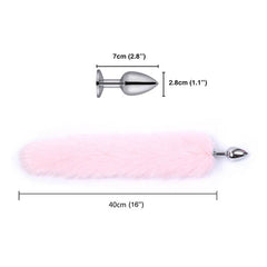 16" light pink butt plug