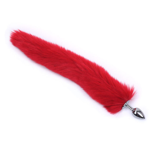 16” Fox Tail Multi Color Butt Plug