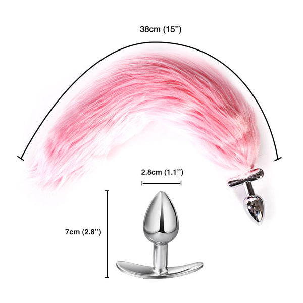 15” LED Fox Tail Butt Plug