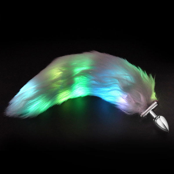 15” LED Fox Tail Butt Plug