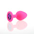 Large Random Jeweled Color Silicone Butt Plug