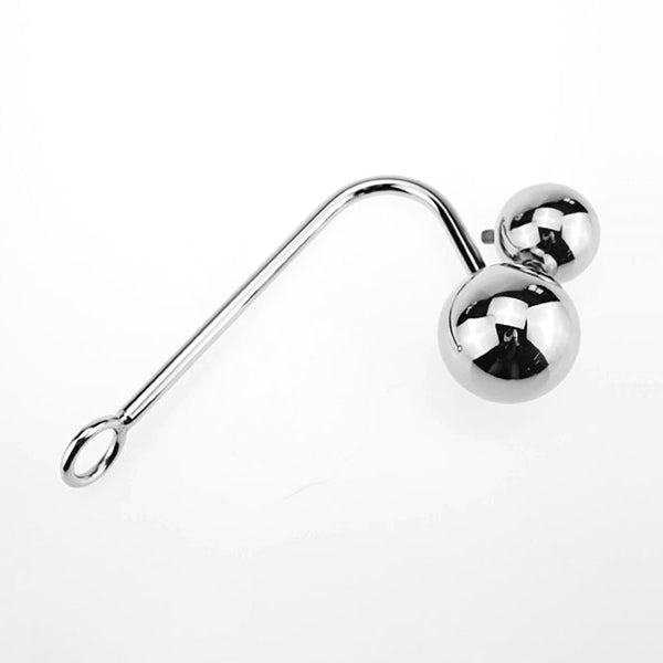 Two Alternative Balls Stainless Steel Anal Hook