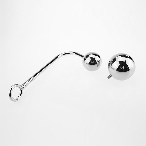 Two Alternative Balls Stainless Steel Anal Hook