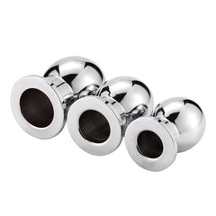 3 Size Compact Stainless Steel Butt Plug