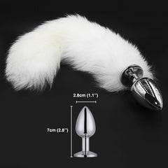 16" white color butt plug