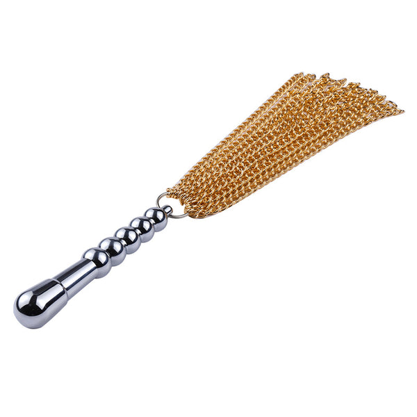 Stainless Steel Dildo with Metal Flogger