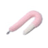 32" Pink Handle with White Fox Tail Butt Plug