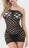 Hollow Net Tube Dress