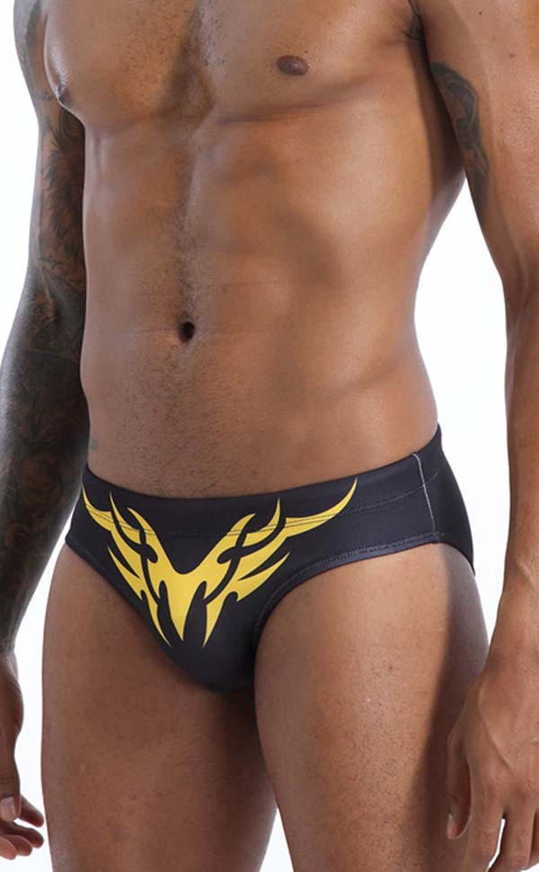 Swim Briefs with Cup Sponge Pad