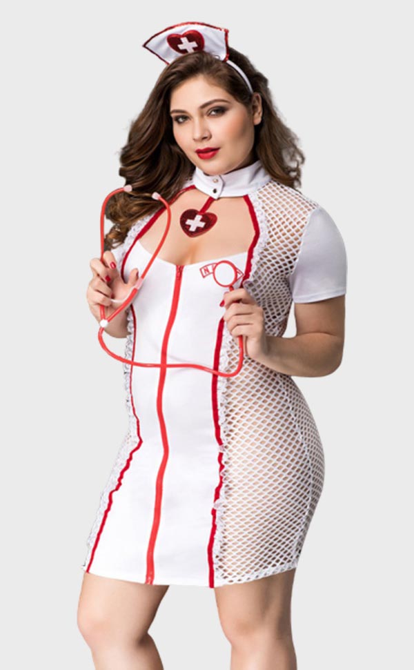 Plus Size Nurse Uniform