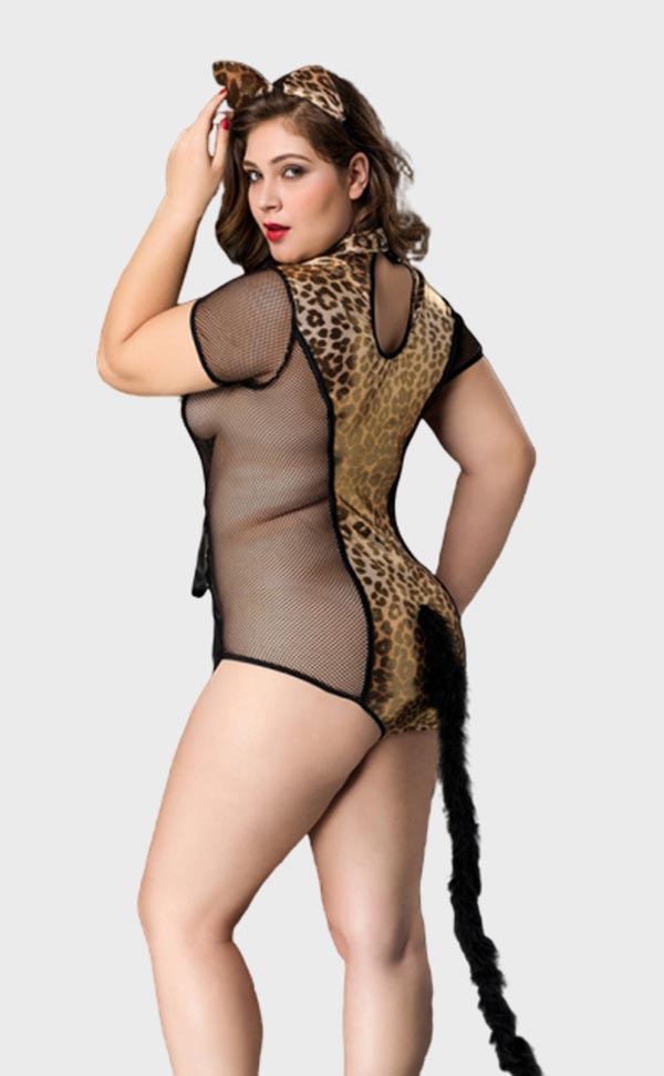 Plus Size Leopard Girl Costumes