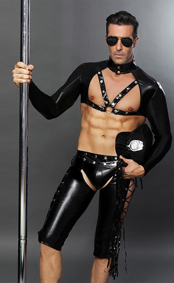 Cool Police Men Cosplay Set