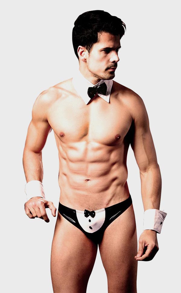 Sexy Waiter Cosplay Lingerie Sets