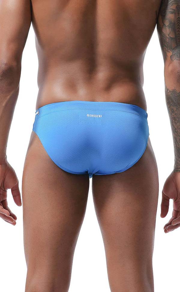 Solid Color Breathable Swim Briefs