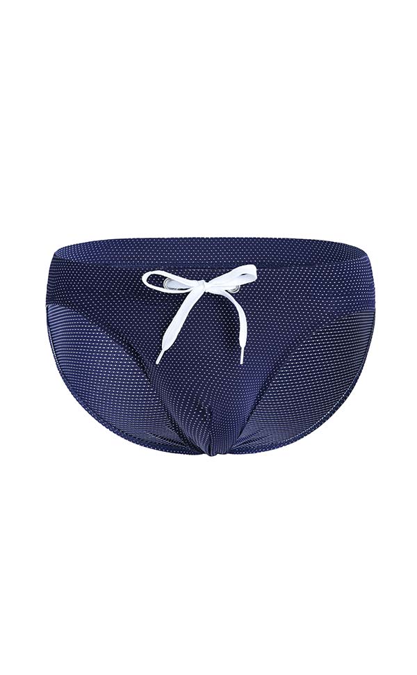 Solid Color Breathable Swim Briefs