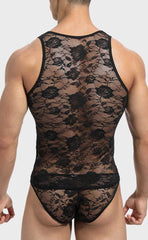 Men’s Jacquard Lace Vest Sets