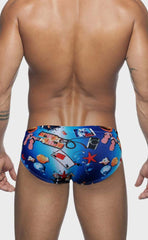 Swim Briefs with Cup Sponge Pad