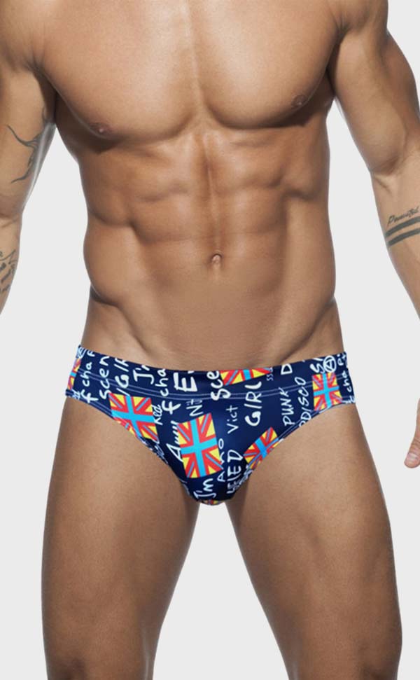 Swim Briefs with Cup Sponge Pad