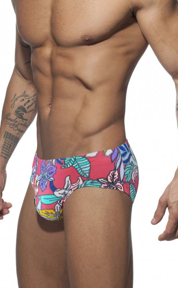 Hawaii Swim Briefs with Sponge Pad