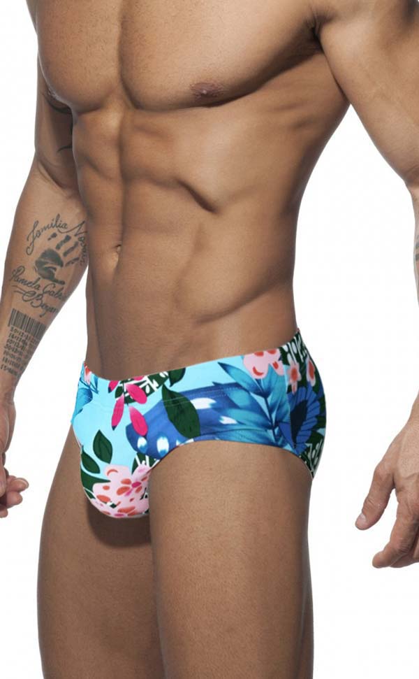 Hawaii Swim Briefs with Sponge Pad
