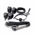 Black PU Leather Full Restraint Sets (5 Piece)
