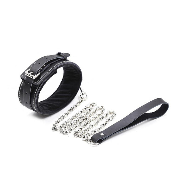 Black PU Leather Full Restraint Sets (5 Piece)
