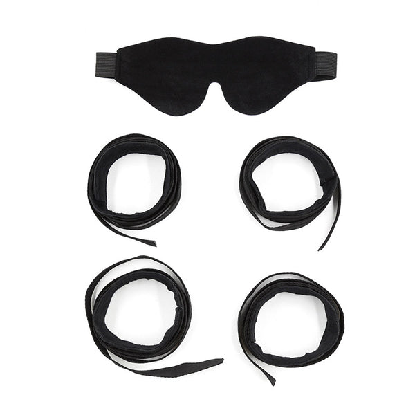Black Nylon Beginner Bondage Kit (5 Piece)