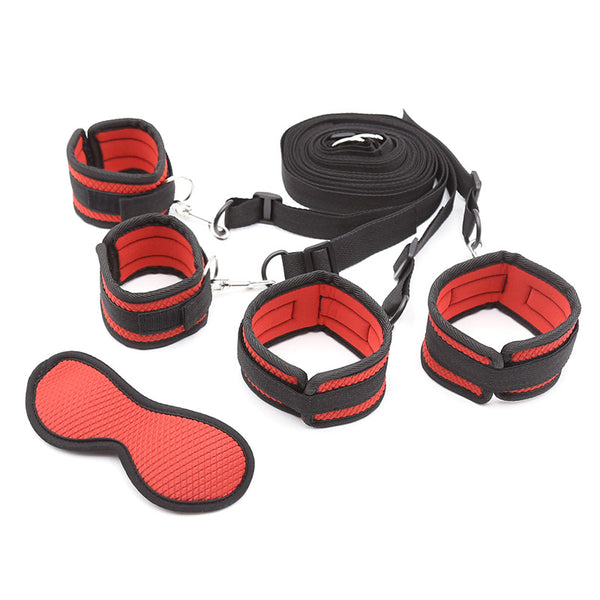 5 pc Bondage Adventure Sets-Red