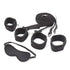 5 pcs Bondage Adventure Sets-Black