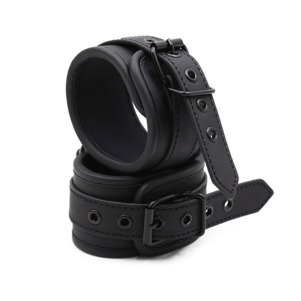 PU Leather Cuffs Restraint Sets (4 Piece)