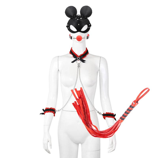 6 Pcs Naughty Minnie Mask Bondage Adventure Set