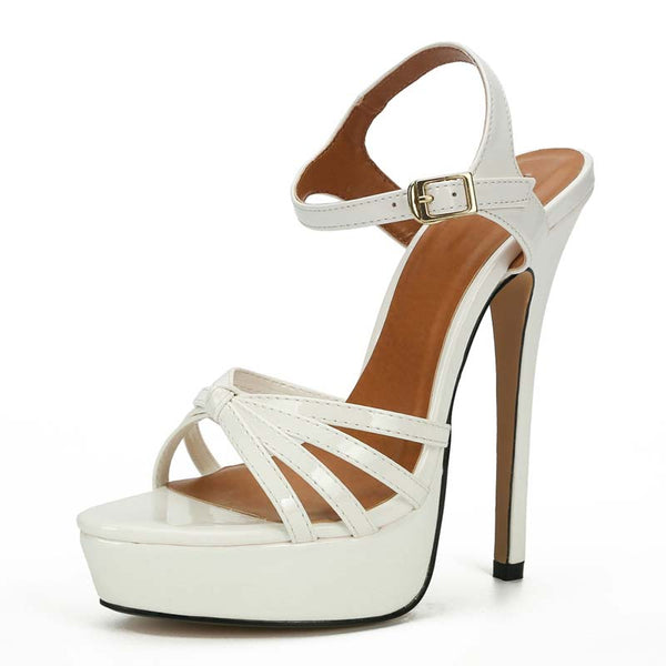 Open Toe Platform Stilettos