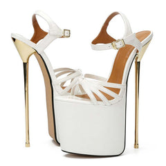 Open Toe Super High Heel Platform Sandals