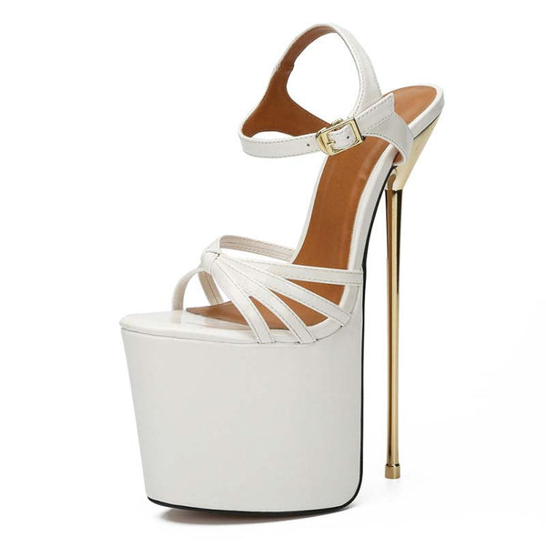 Open Toe Super High Heel Platform Sandals