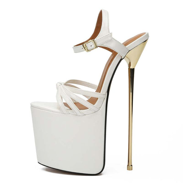 Open Toe Super High Heel Platform Sandals