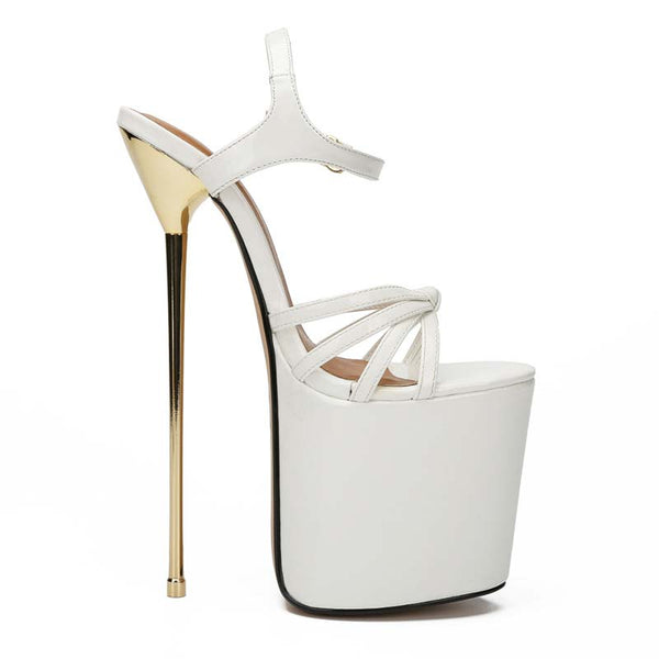 Open Toe Super High Heel Platform Sandals