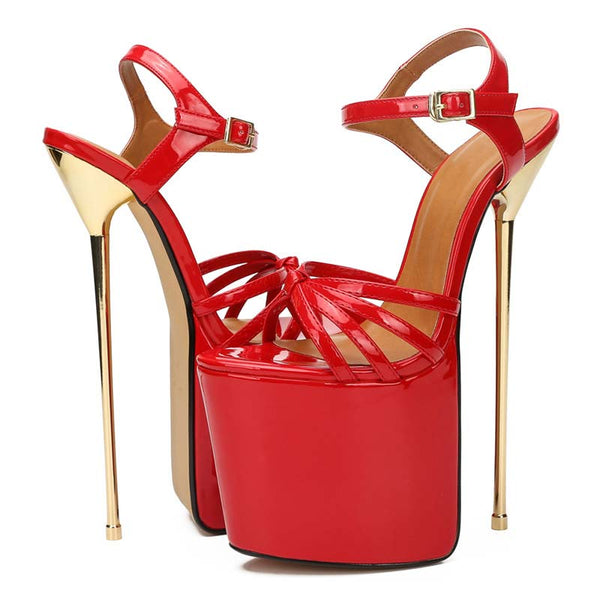 Open Toe Super High Heel Platform Sandals