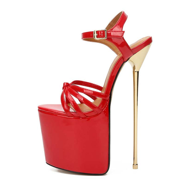 Open Toe Super High Heel Platform Sandals